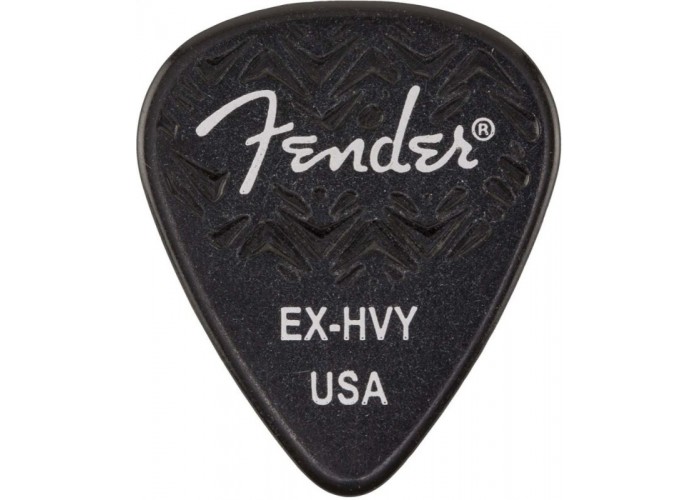 FENDER WAVELENGTH 351 X HVY 6 PK BLACK Медиаторы (упакованы по 6 шт.), экстра жесткие