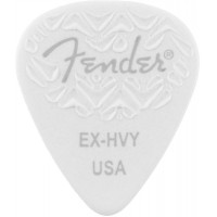 FENDER WAVELENGTH 351 X HVY 6 PK WHITE Медиаторы (упакованы по 6 шт.), экстра жесткие