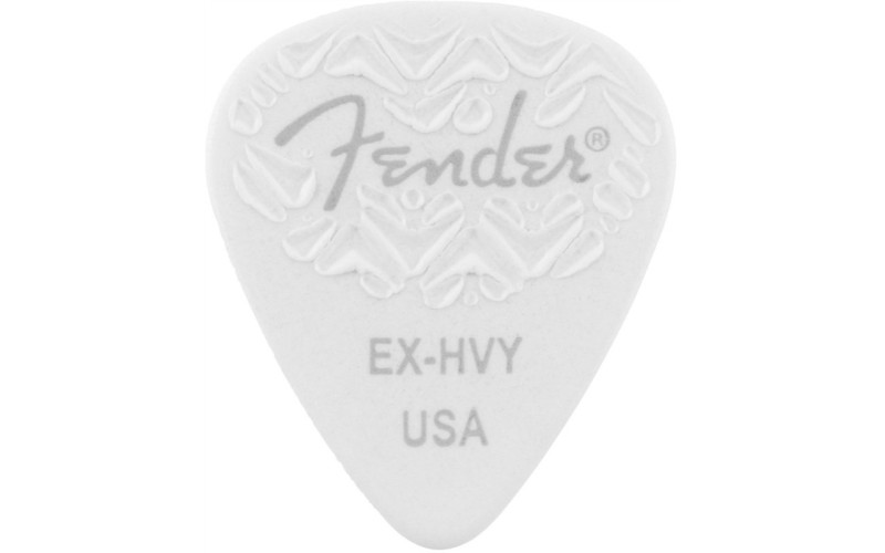 FENDER WAVELENGTH 351 X HVY 6 PK WHITE Медиаторы (упакованы по 6 шт.), экстра жесткие