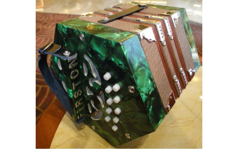 FIRSTON 20key Bandoneon Green - концертина (бандонеон)