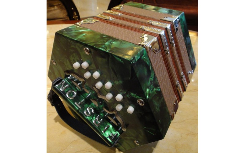 FIRSTON 20key Bandoneon Green - концертина (бандонеон)