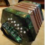 FIRSTON 20key Bandoneon Green - концертина (бандонеон)