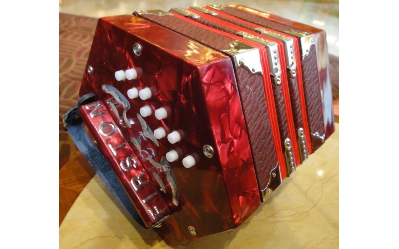 FIRSTON 20key Bandoneon Red - концертина (бандонеон)