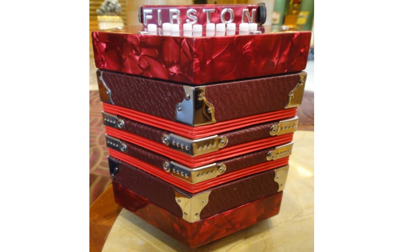 FIRSTON 20key Bandoneon Red - концертина (бандонеон)