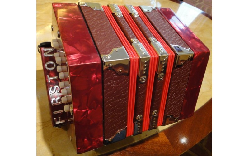 FIRSTON 20key Bandoneon Red - концертина (бандонеон)