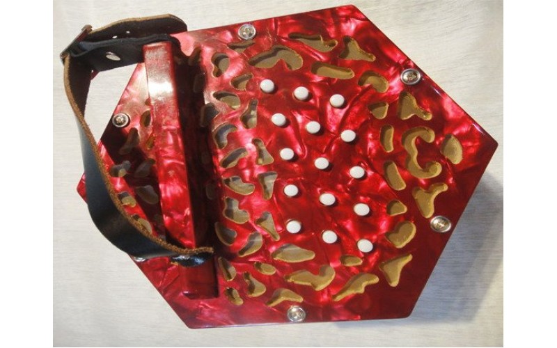 FIRSTON 30key Bandoneon Red - концертина (бандонеон)