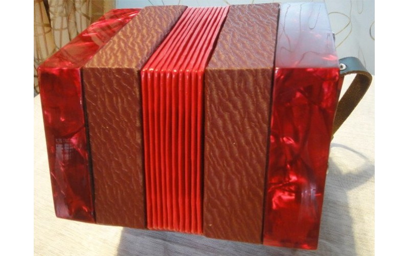 FIRSTON 30key Bandoneon Red - концертина (бандонеон)