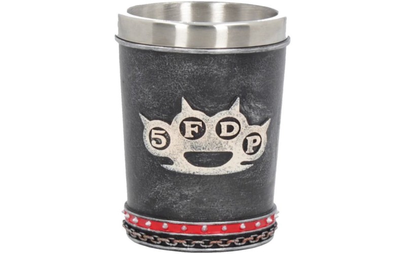 Five Finger Death Punch Shot Glass 7cm 5.5X5.5X7cm Сувенирная рюмка Five Finger, лицензионная сувени