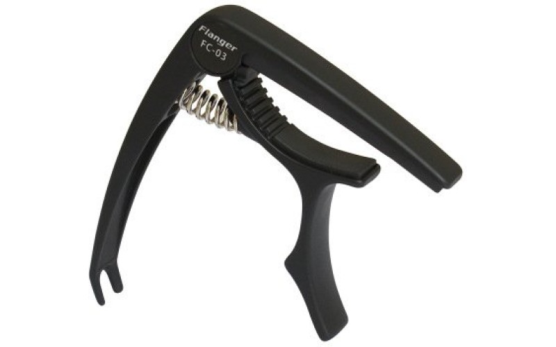 Flanger FC-03-B Каподастр универсальный, черный матовый