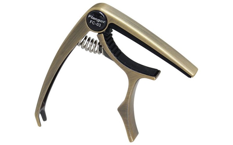 Flanger FC-03-G Каподастр универсальный, золото
