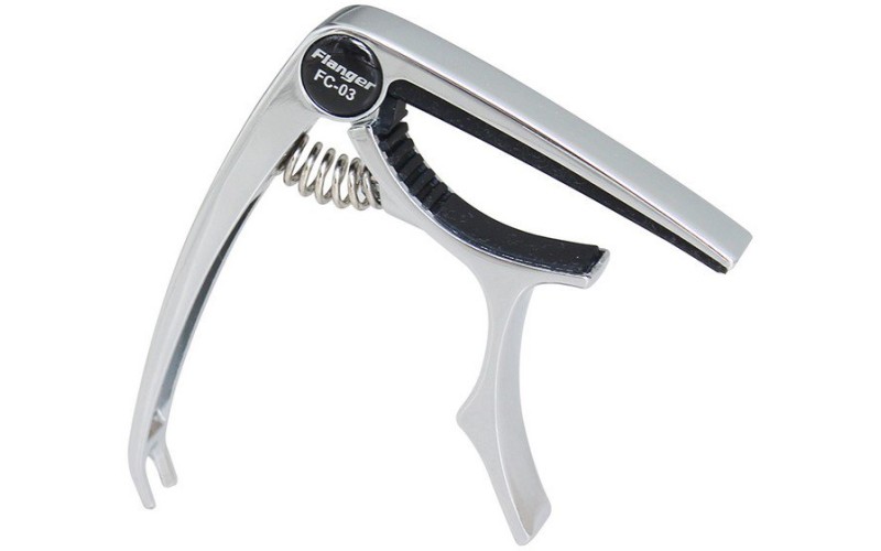 Flanger FC-03-S Каподастр универсальный, серебристый