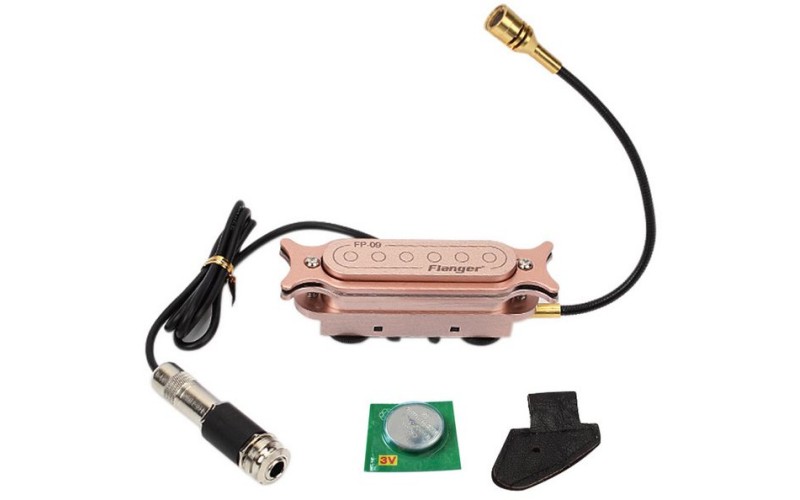 Flanger FP-09 Гитарный магнитный звукосниматель, с микрофоном