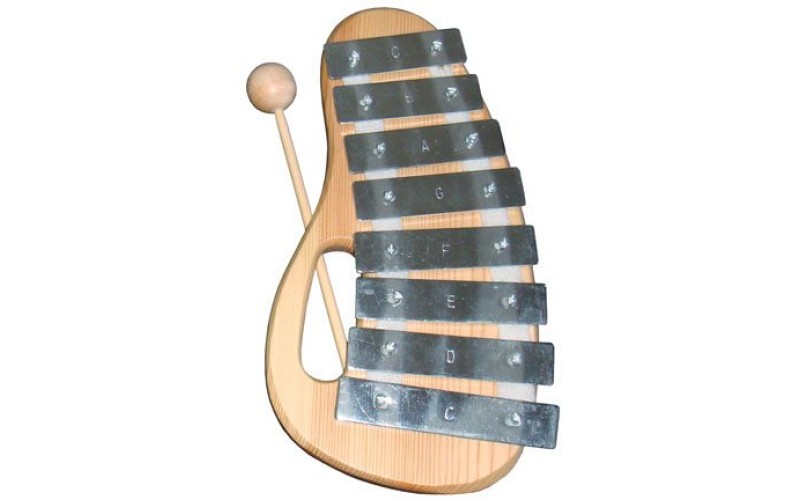 FLEET FLT002 Глокеншпиль (металлофон) детский 8 нот на ручке