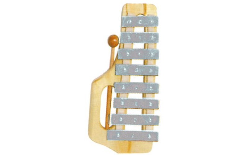 FLEET FLT004 Глокеншпиль (металлофон) детский 8 нот на ручке