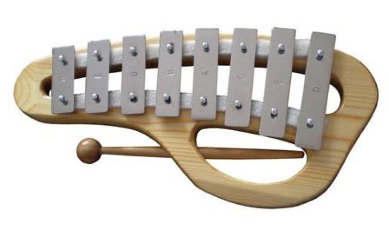 FLEET FLT005 Глокеншпиль (металлофон) детский 8 нот на ручке