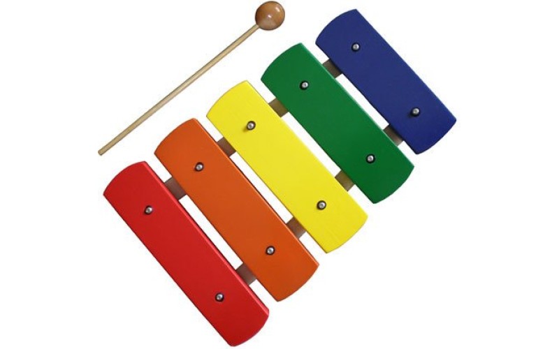 FLEET FLT012 Ксилофон детский 5 нот цветной