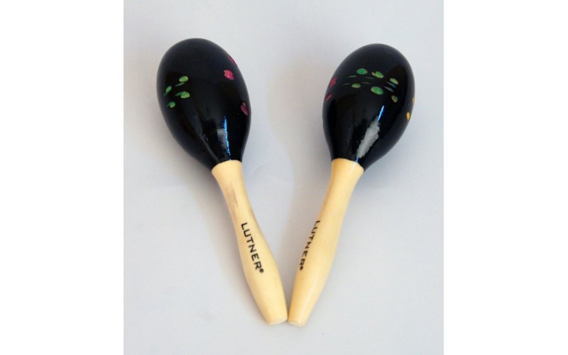 FLEET M0 Деревянные маракасы на ручке диаметр 6.1cм, длина 21см