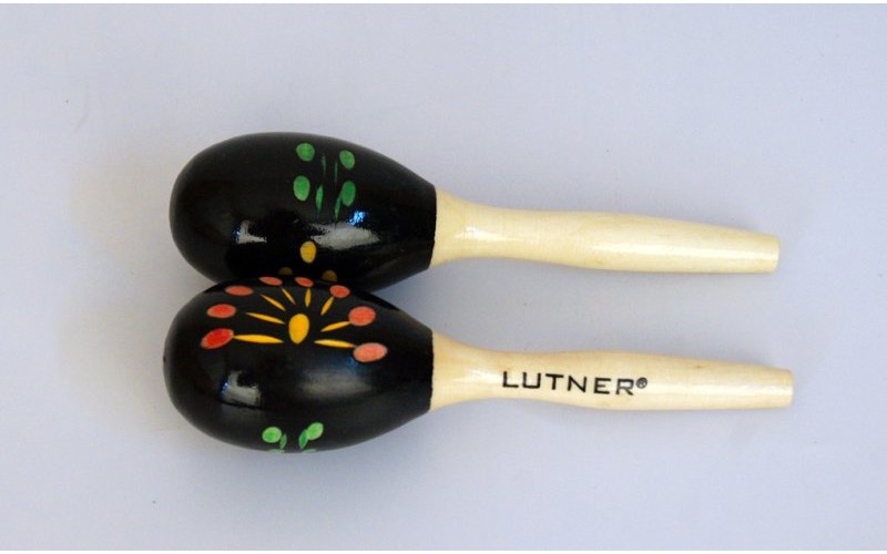 FLEET M233 Деревянные маракасы на ручке диаметр 4.5cм, длина 15.5см