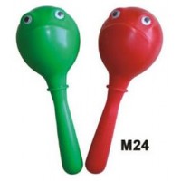 FLEET M24 Пластиковые маракасы на ручке с глазами