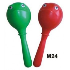 FLEET M24 Пластиковые маракасы на ручке с глазами