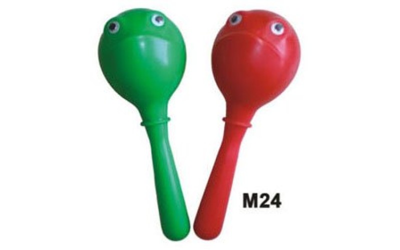 FLEET M24 Пластиковые маракасы на ручке с глазами