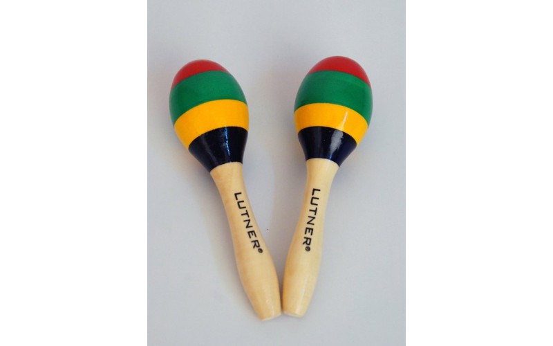 FLEET M8-1 Деревянные маракасы на ручке диаметр 4.5cм, длина 15.5см