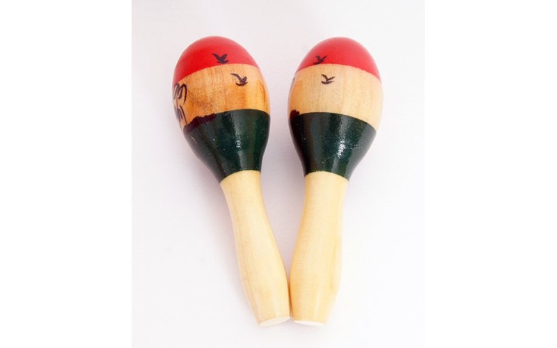 FLEET M9 Маракасы деревянные маленькие, длина 8 см
