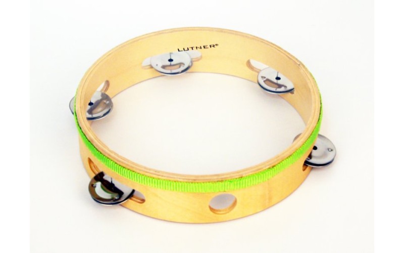 FLEET TH8-5C Тамбурин с 5 бубенцами и прозрачной мембраной, 8 дюймов