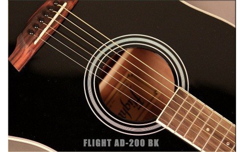 FLIGHT AD-200 BK - акустическая гитара