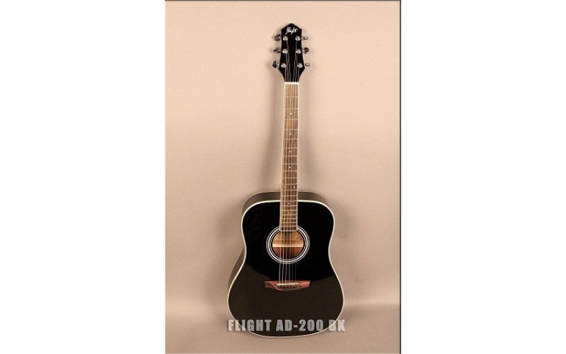 FLIGHT AD-200 BK - акустическая гитара