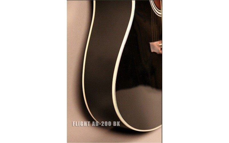 FLIGHT AD-200 BK - акустическая гитара