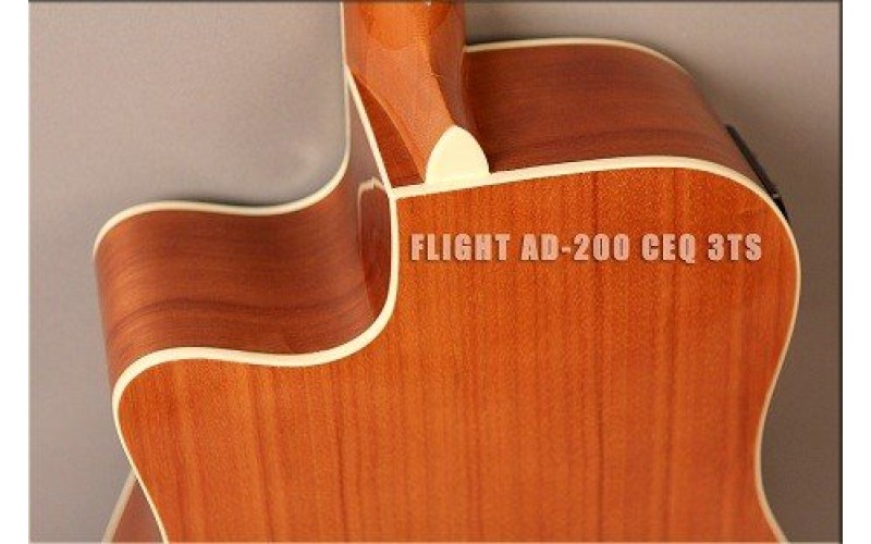 FLIGHT AD-200 CEQ 3TS - электроакустическая гитара