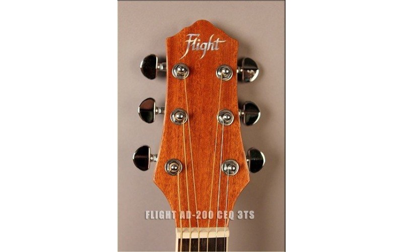 FLIGHT AD-200 CEQ 3TS - электроакустическая гитара