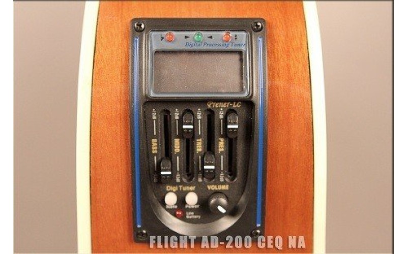 FLIGHT AD-200 CEQ NA - электроакустическая гитара