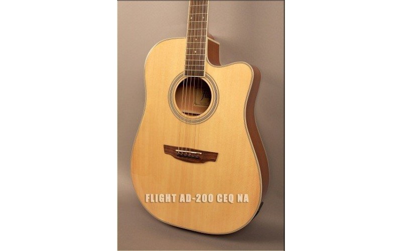 FLIGHT AD-200 CEQ NA - электроакустическая гитара