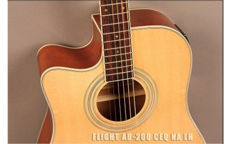 FLIGHT AD-200 CEQ NA LH - электроакустическая гитара