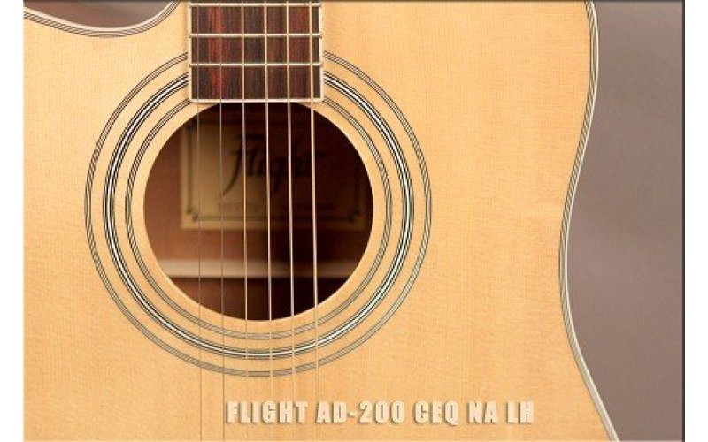 FLIGHT AD-200 CEQ NA LH - электроакустическая гитара