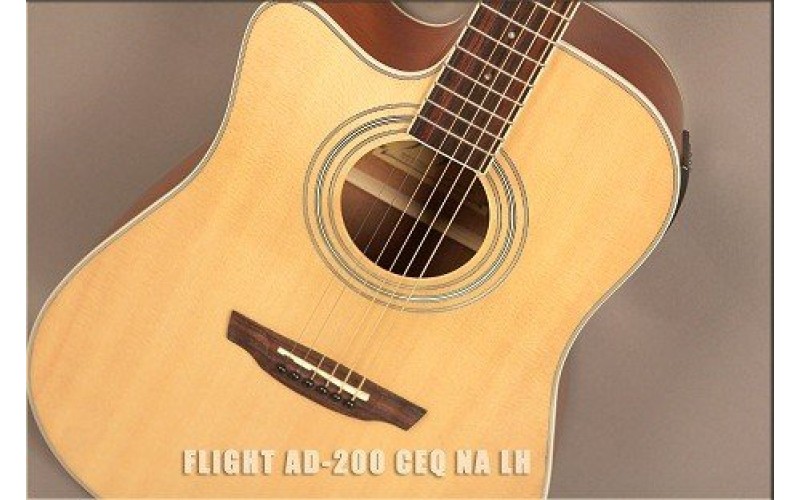 FLIGHT AD-200 CEQ NA LH - электроакустическая гитара