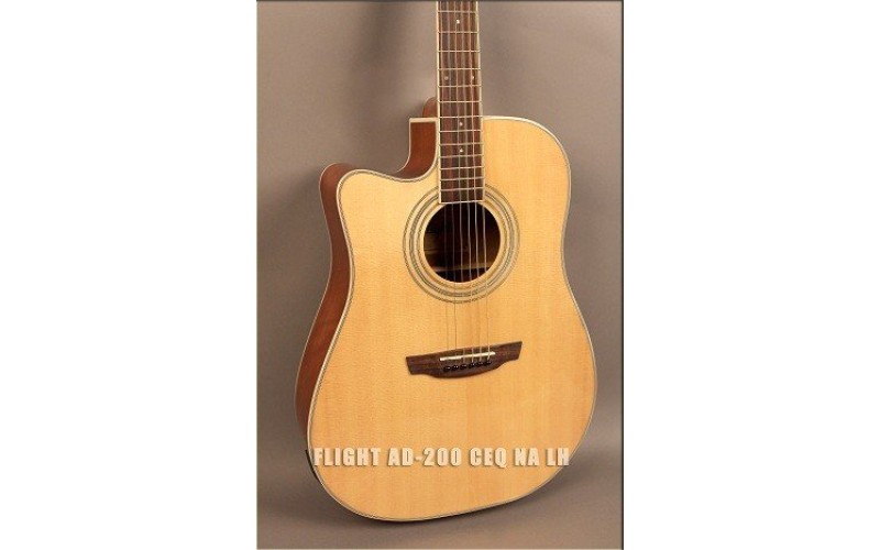 FLIGHT AD-200 CEQ NA LH - электроакустическая гитара