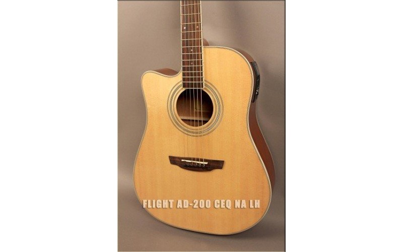 FLIGHT AD-200 CEQ NA LH - электроакустическая гитара