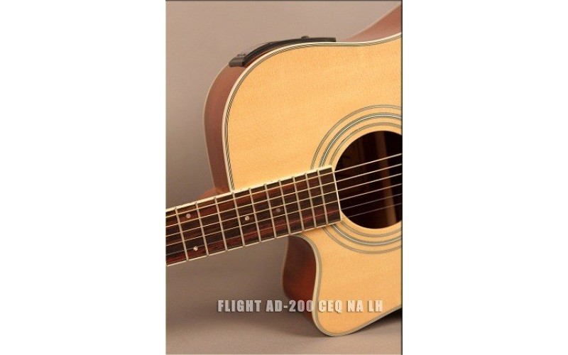 FLIGHT AD-200 CEQ NA LH - электроакустическая гитара