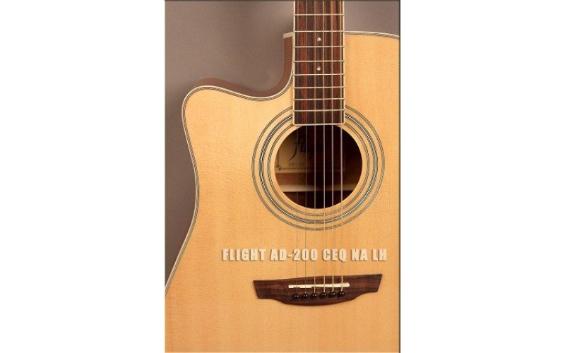 FLIGHT AD-200 CEQ NA LH - электроакустическая гитара