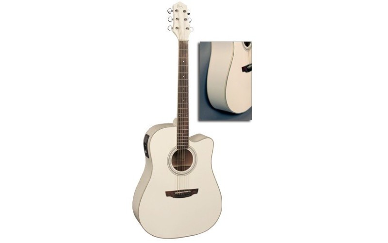 FLIGHT AD-200 CEQ WH - электроакустическая гитара