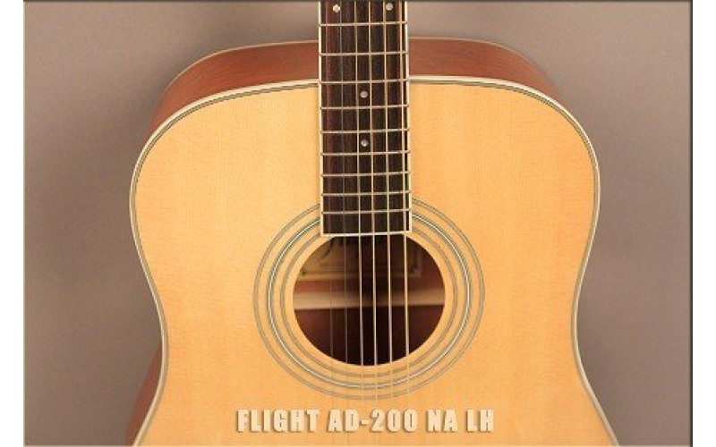 FLIGHT AD-200 NA LH - леворукая акустическая гитара
