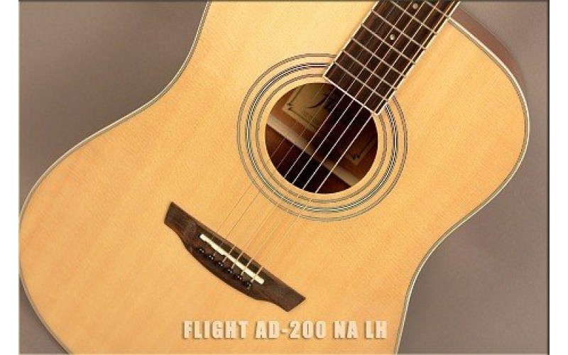 FLIGHT AD-200 NA LH - леворукая акустическая гитара