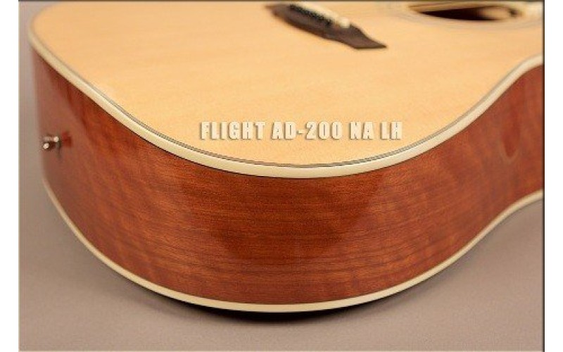 FLIGHT AD-200 NA LH - леворукая акустическая гитара