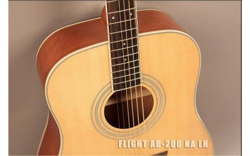 FLIGHT AD-200 NA LH - леворукая акустическая гитара