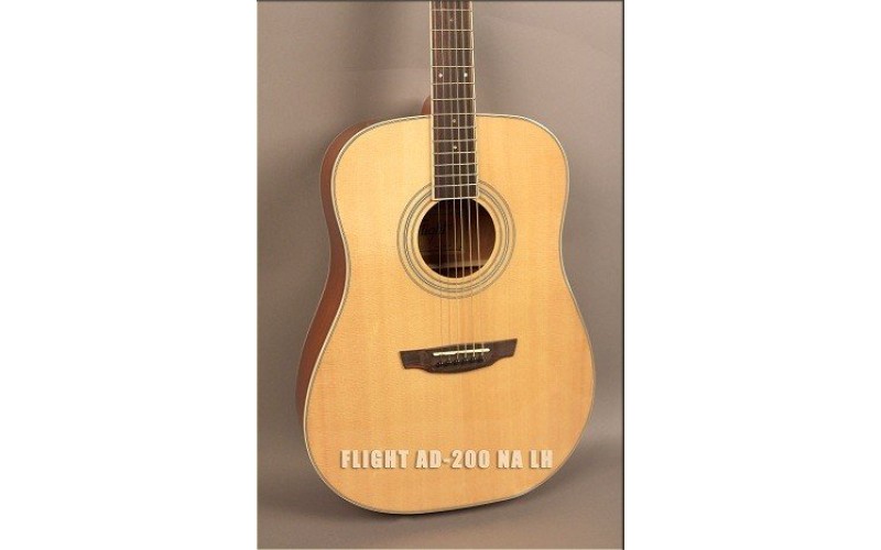 FLIGHT AD-200 NA LH - леворукая акустическая гитара
