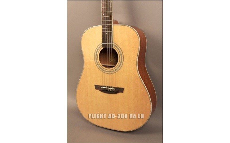 FLIGHT AD-200 NA LH - леворукая акустическая гитара
