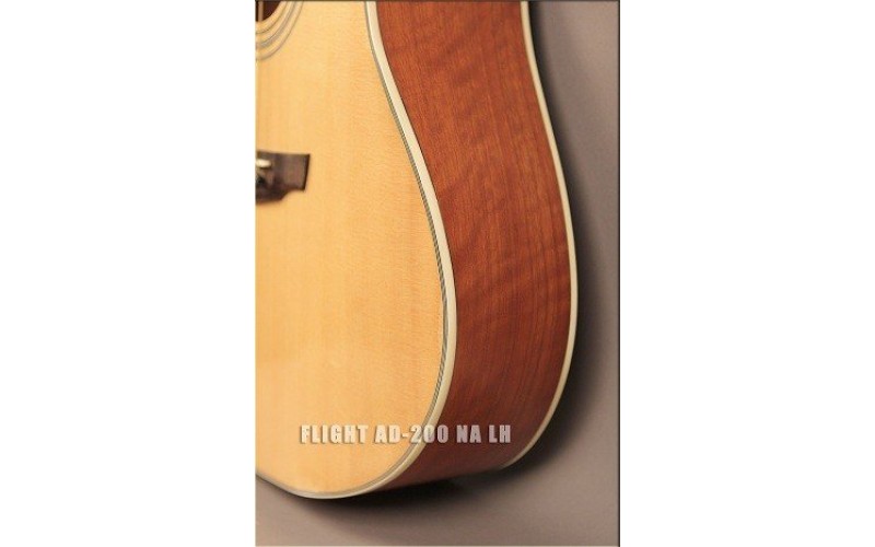 FLIGHT AD-200 NA LH - леворукая акустическая гитара